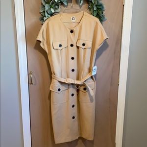 Brand New Anne Klein Button Up Dress